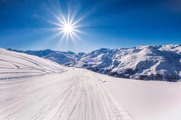 Fototapeten Wintersport in the French Alpes © Ben