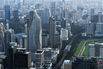 Obraz na płótnie Canvas View of the city of Bangkok, Thailand