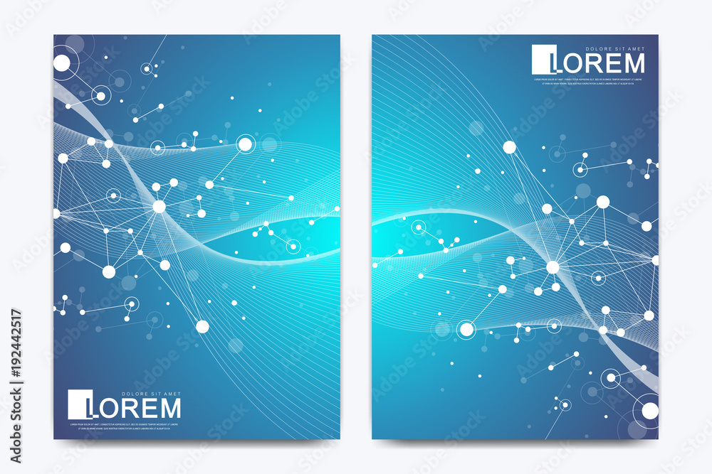 Poster modern vector template for brochure leaflet flyer advert cover catalog magazine or annual report. ge