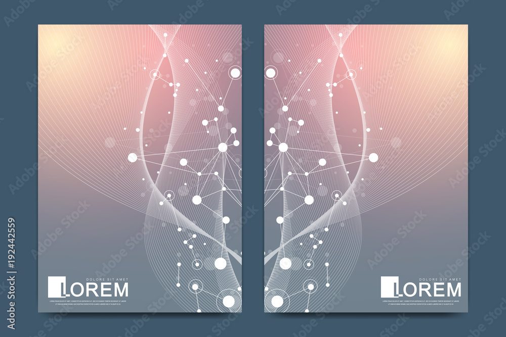 Poster modern vector template for brochure leaflet flyer advert cover catalog magazine or annual report. ge