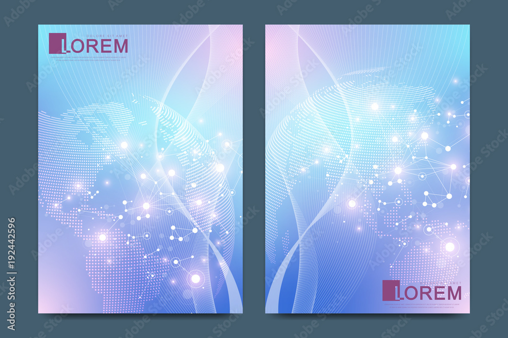 Poster modern vector template for brochure leaflet flyer advert cover catalog magazine or annual report. ge
