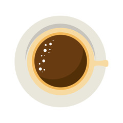 delicious coffee cup icon vector illustration design