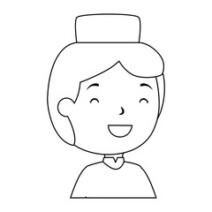 muslim boy with hat avatar character vector illustration design