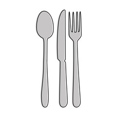 set cutlery isolated icon vector illustration design