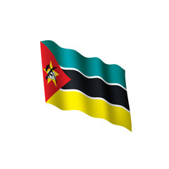 Mozambique flag, vector illustration