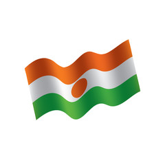 Niger flag, vector illustration