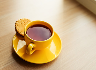 cup of tea and cookie