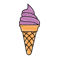 delicious ice cream icon vector illustration design