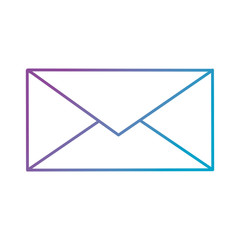 envelope mail isolated icon vector illustration design