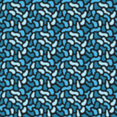 Disordered seamless pattern. Randomly located spots. Abstract background.