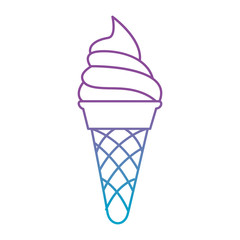 delicious ice cream icon vector illustration design