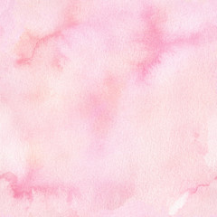 Hand painted soft pink watercolor texture seamless pattern. Usable as a background for cards, invitations andmore.