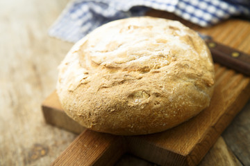 Homemade rye bread