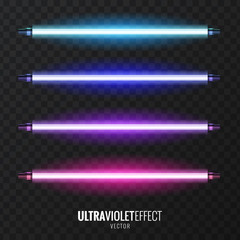 Vector of ultraviolet light.