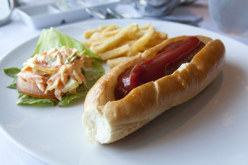 Hot Dog and French Fries