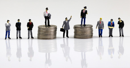 First, second, third, forth and fifth place business men, money makers