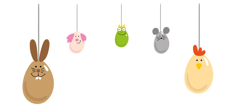 Easter Eggs Label
