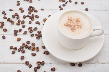 coffee and coffee beans