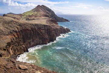 Fototapeta na wymiar North coast of Ponta de Sao Lourenco, Madeira, Portugal
