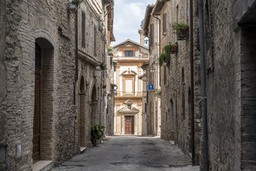 Fototapeta na wymiar Bevagna (Perugia, Umbria), historic city