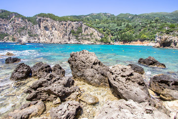 Ampelaki bay, Paleokastritsa, Corfu, Greece