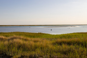View on the Sivash lake, Ukraine