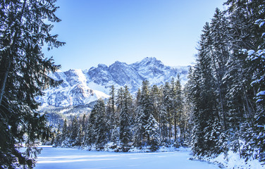 Berglandschaft im Winter