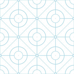 White and blue geometric print. Seamless pattern