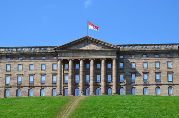 Fototapeta premium Park zamkowy Wilhelmshoehe w Kassel w Niemczech