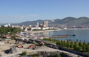 Views of Novorossiysk on a sunny day