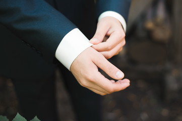 Fototapeta premium Groom accessories