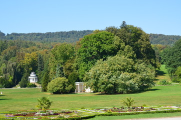 Wilhelmshoehe Castle Park in Kassel, Germany