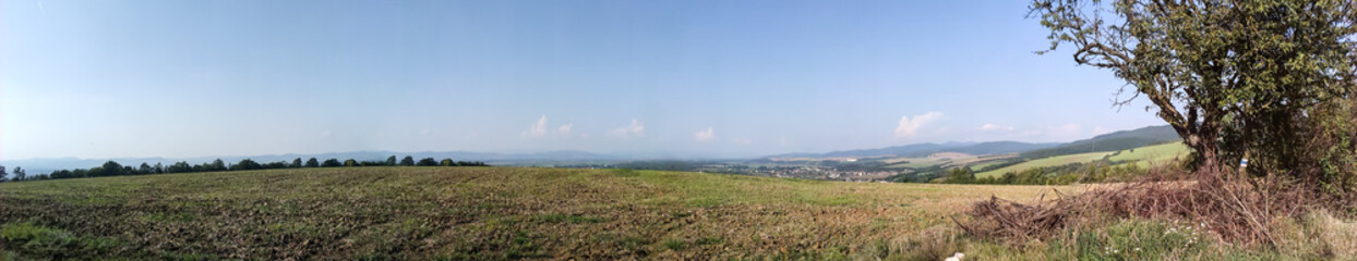 Landscape of Slovakia country side in Autumn