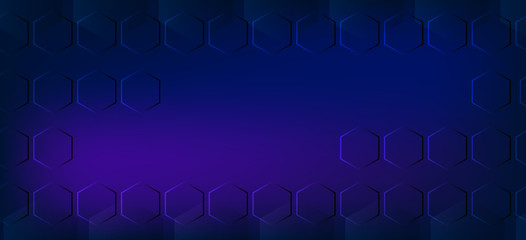 Abstract pattern on a blue background. honeycombs.