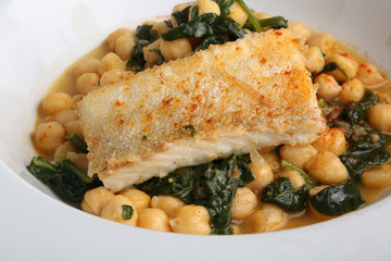 bacalao con garbanzos