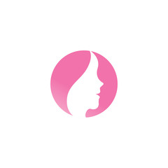Spa aesthetic logo design template vector