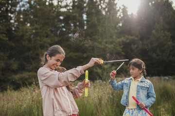 Fototapeta premium Siblings Being Playful