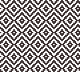 Abstract geometric pattern with stripes, lines. A seamless vector background. Black and white texture.