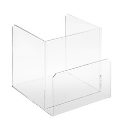 plexiglass transparent square table display