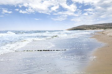 a beautiful beach on a beautiful sunny day  