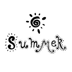 Summer vector illustration.