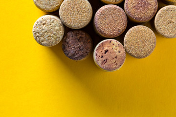 wine cork background  bright color
