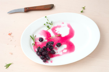 Schwarze Johannisbeeren