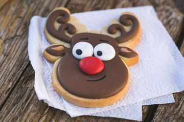 Cute Elk  shaped cookies