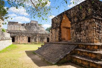 Majestic ruins in Ek Balam.Yucatán, Mexico.