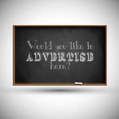 Obraz premium Blackboard, vector.