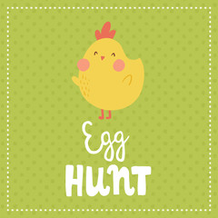 egg hunt card