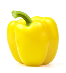 sweet pepper isolated on white background.