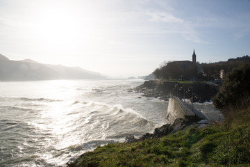 Seascape of Mundaka, Spain