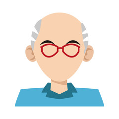 Man faceless cartoon icon vector illustration graphic design